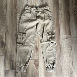 Tan Joggers